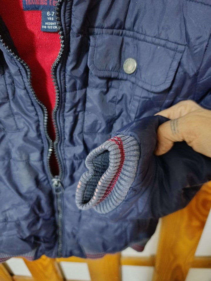 Fermuarlı Erkek Çocuk Lacivert Street Wear Mont - Görsel 4