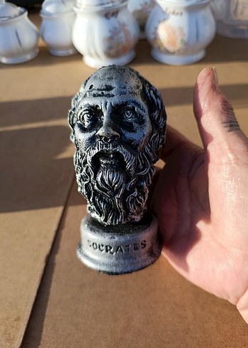 Gri Renkli Klasik Heykelcik Seti - Görsel 5