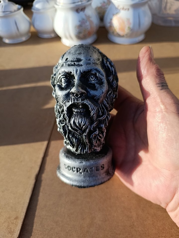 Gri Renkli Klasik Heykelcik Seti - Görsel 5