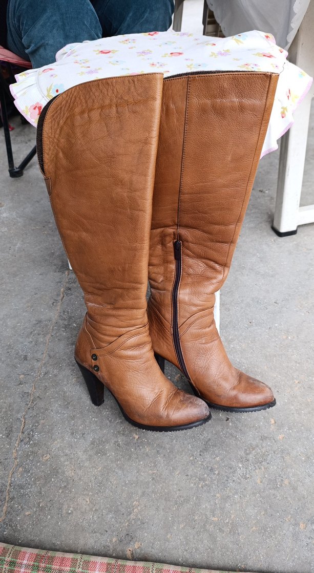 Deri Kahverengi  Kadın Çizme - Görsel 2