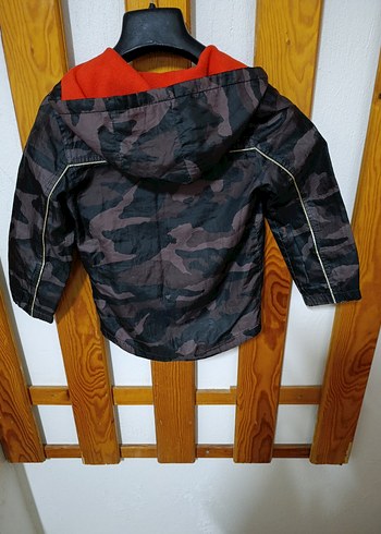 Erkek Çocuk Kamuflaj Fermuarlı Mont - Görsel 7