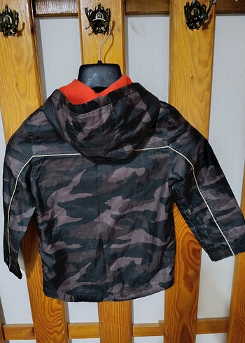 Erkek Çocuk Kamuflaj Fermuarlı Mont - Görsel 9