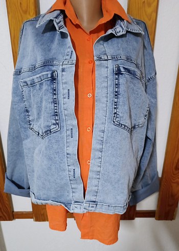 Kadın Denim Ceket - Görsel 7