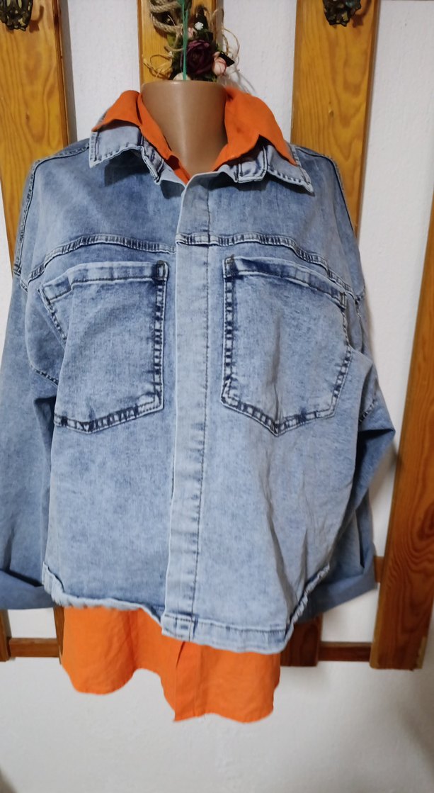 Kadın  Denim Ceket - Görsel 5