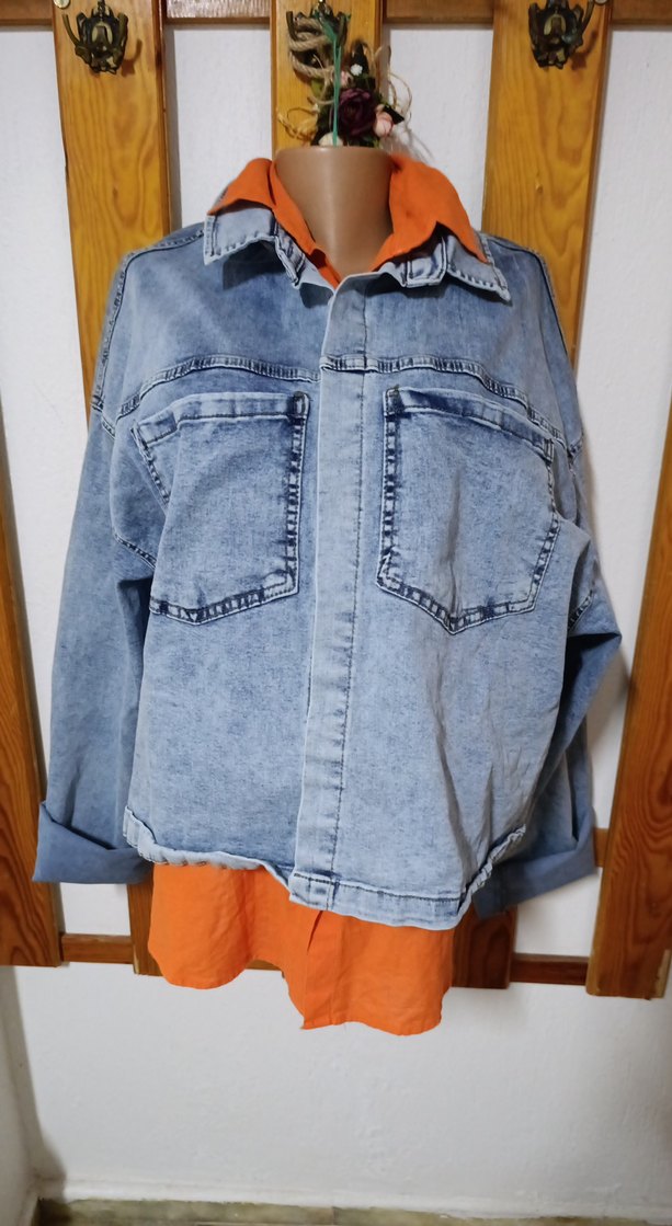 Kadın  Denim Ceket - Görsel 4