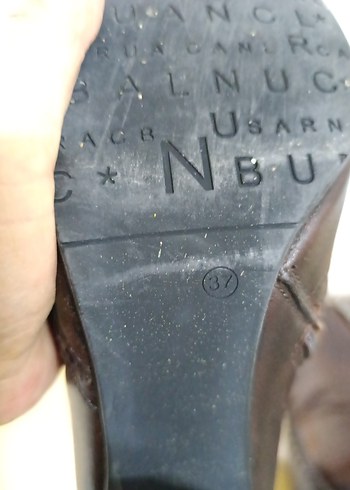 Kahverengi Deri Kadın Topuklu Bot - Görsel 8