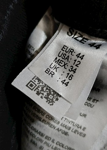 Siyah Uzun Likralı Kot Etek - Görsel 7