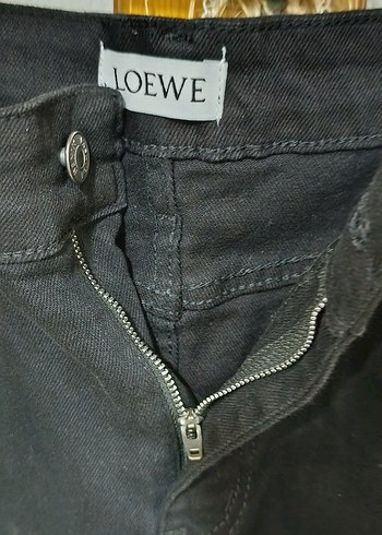 Siyah Uzun Likralı Kot Etek - Görsel 6