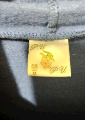 Kadın Kapüşonlu Mavi Salaş Sweatshirt - Görsel 3