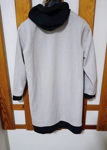 Gri Kadın Uzun Kollu Elbise - Görsel 3