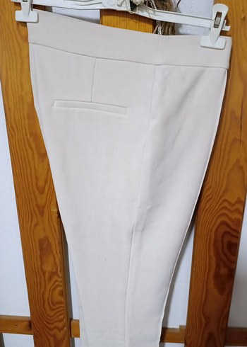 Krem Fit Kadın Kumaş Pantolon - Görsel 3