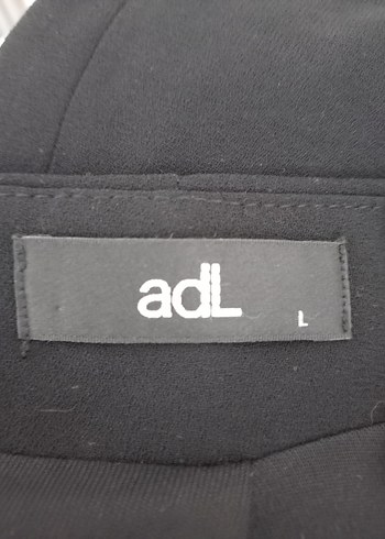 Siyah Midi Boy Yırtmaçlı Etek - Görsel 5