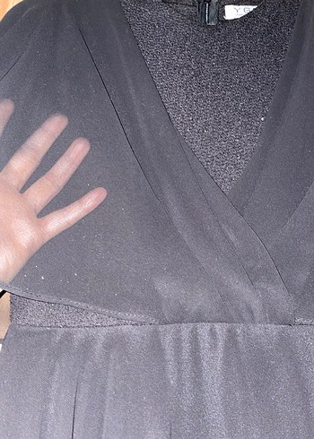 Uzun Siyah Gotik Drape Detaylı Kadın Abiye - Görsel 8