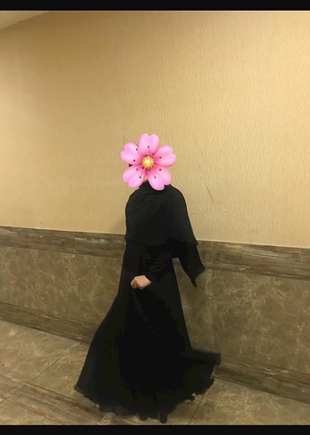 Uzun Siyah Gotik Drape Detaylı Kadın Abiye - Görsel 3