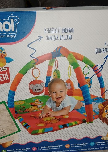 Renkli Bebek Oyun Matı Yumuşak Malzeme