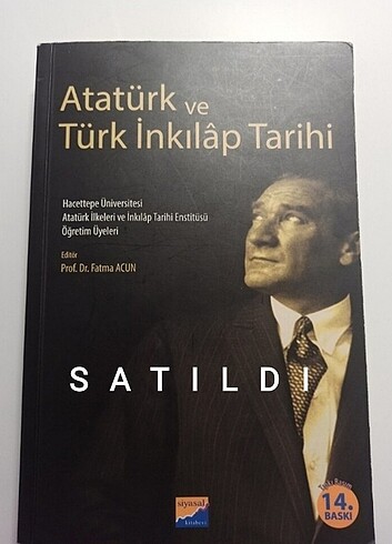 Atatürk ve Türk İnkılap Tarihi Fatma Acun