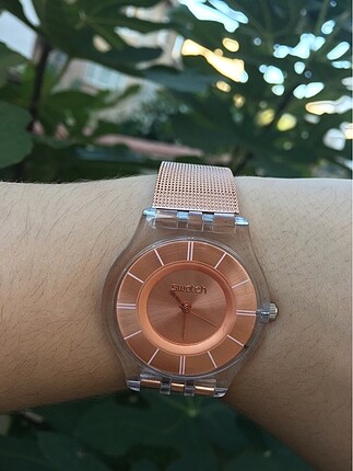  Beden pembe Renk Swatch Saat