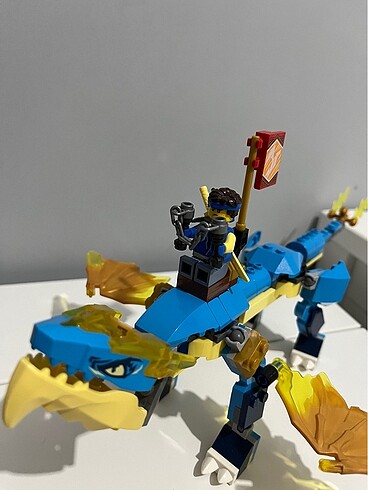 Beden Renk lego ninjago Jay?in yıldırım ejderhasi EVO