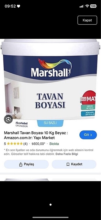 Boya duvar boyası