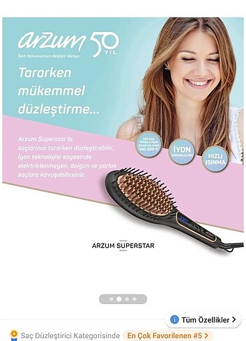 Arzum Saç düzleştirici