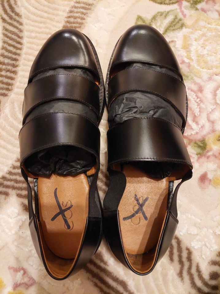 Siyah Erkek Kemerli Klasik Sandalet - Görsel 5