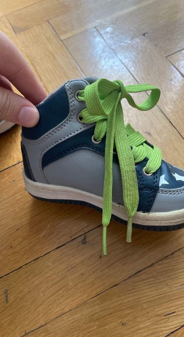 Renkli Erkek Çocuk Spor Ayakkabı Velcro - Görsel 2