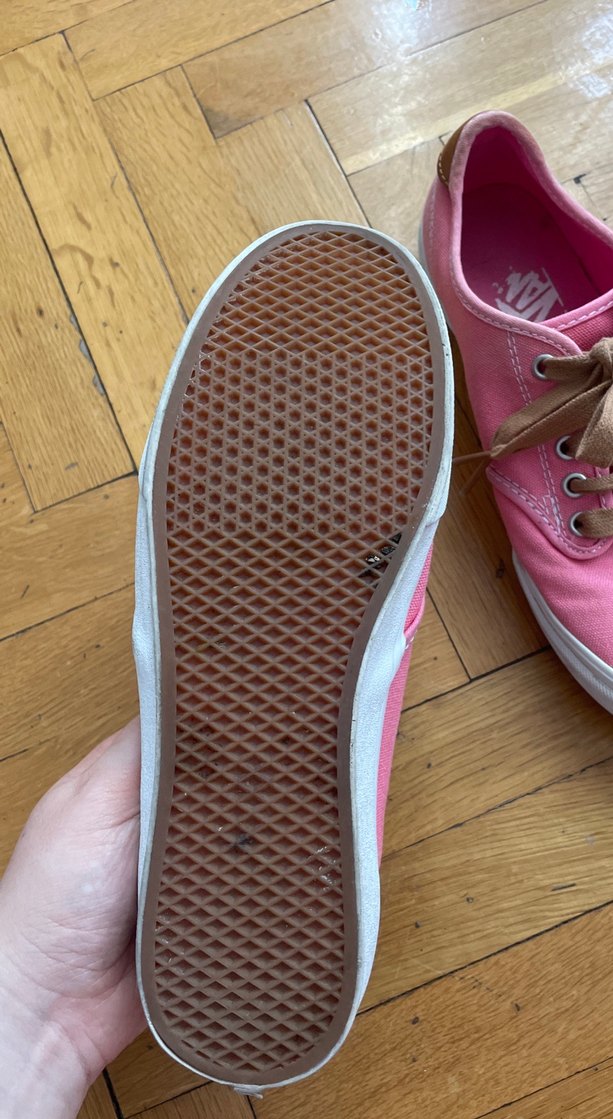 Pembe Bağcıklı Kadın Sneaker - Görsel 4