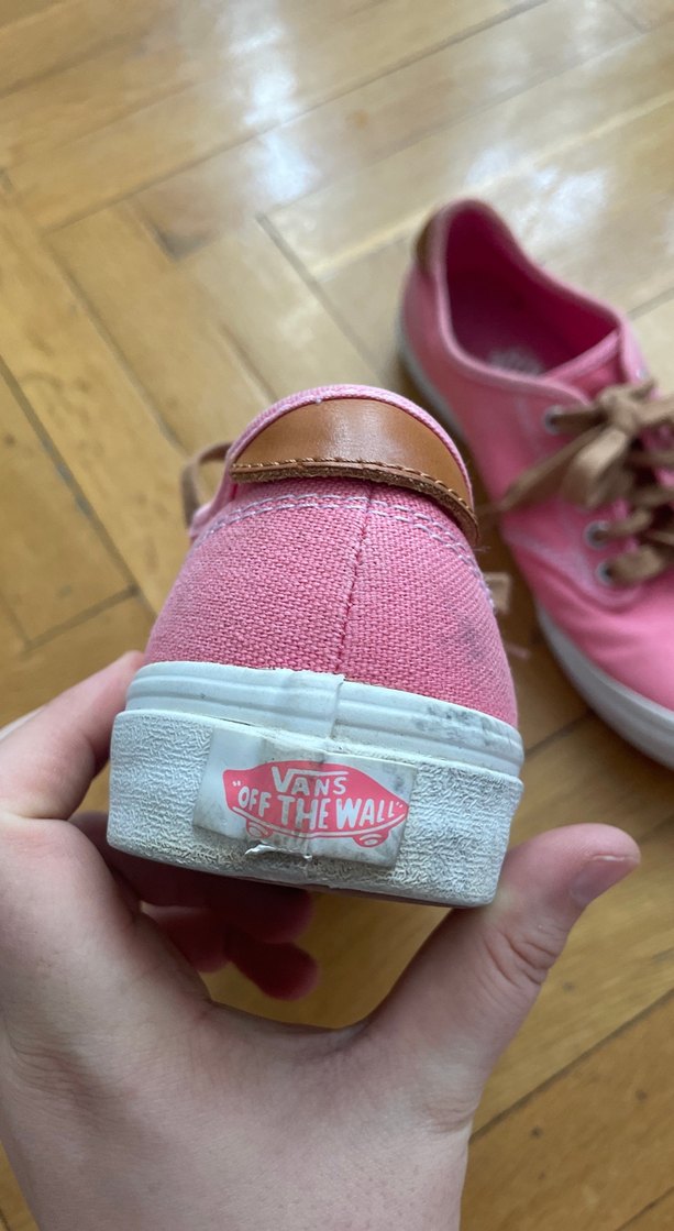 Pembe Bağcıklı Kadın Sneaker - Görsel 3