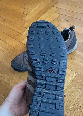 Adidas Erkek Outdoor Gri Kahverengi Ayakkabı - Görsel 6