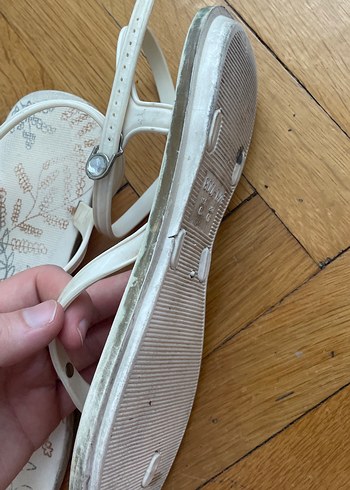 Beyaz Kadın Sandalet - Görsel 5