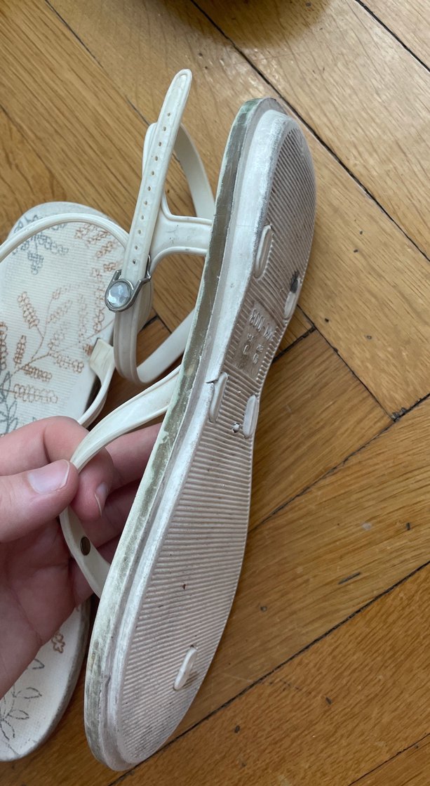 Beyaz Kadın Sandalet - Görsel 5