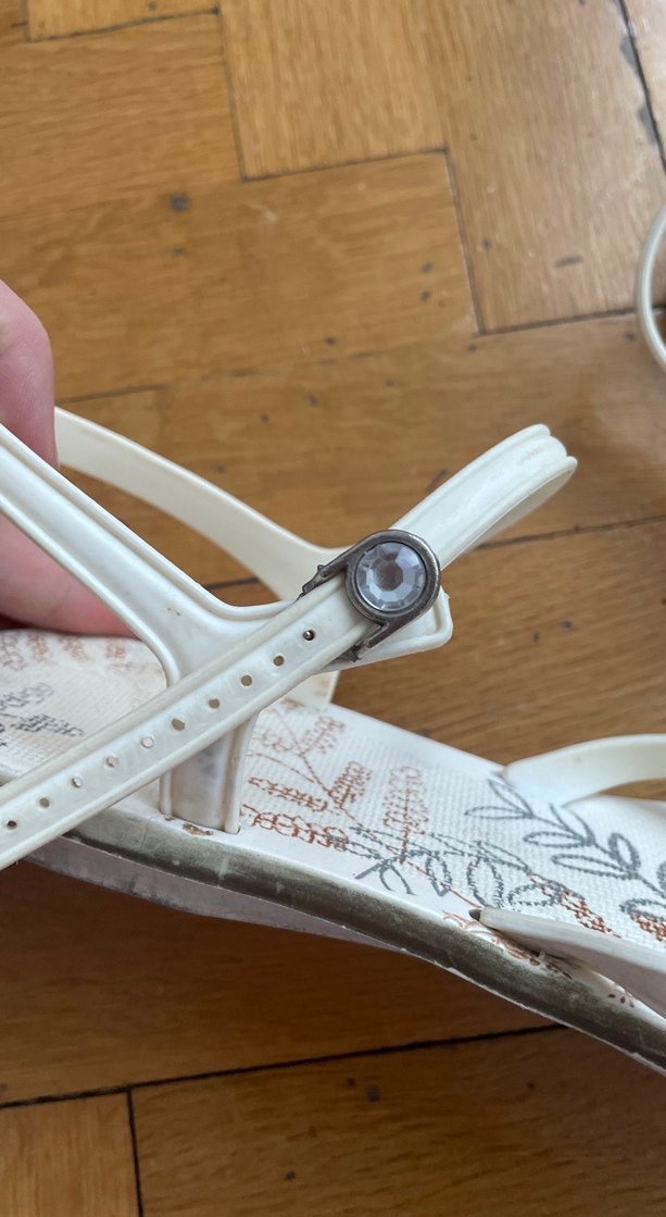 Beyaz Kadın Sandalet - Görsel 3