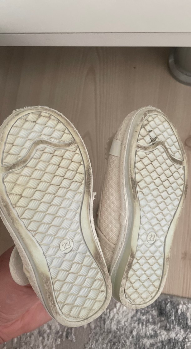 Beyaz Kız Çocuk Ballet Flats Velcro ile - Görsel 4