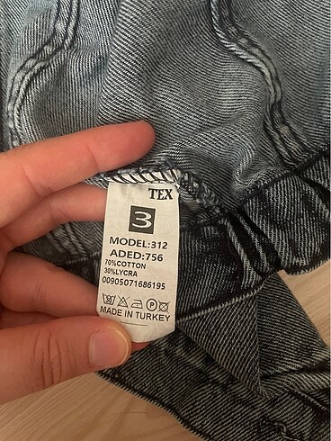 Kız bebek kot ceket - Görsel 5