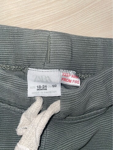 Zara Erkek çocuk spor alt eşofman 18 24ay