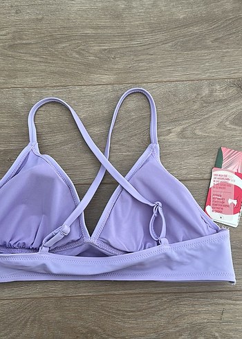 l Beden Lila bikini üstü