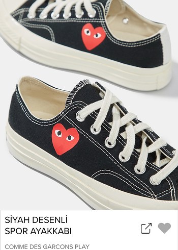 38 Beden beyaz Renk Converse Kadın Siyah Sneaker Spor Ayakkabı