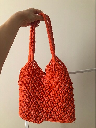 Primark makrome örme çanta