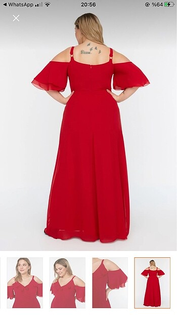 Kırmızı elbise - Görsel 8