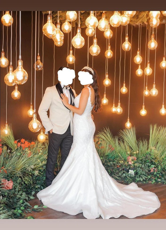 Beyaz Straplez Denizkızı Gelinlik - Görsel 4