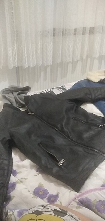Çocuk deri ceket