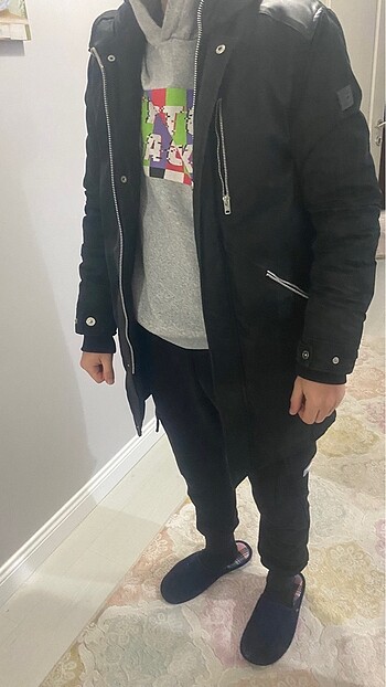 Diğer Jack Jones temiz kullanılmış parka