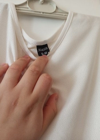 xl Beden Beyaz Kolsuz Keten Salaş Bluz