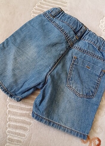 12-18 Ay Beden mavi Renk Erkek bebek Jean şot