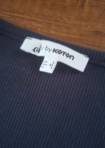 Koton Lacivert Kolsuz Fitted Atlet
