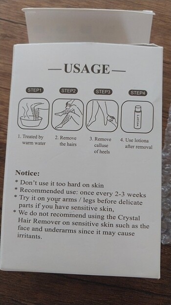  Beden Crystal hair removal