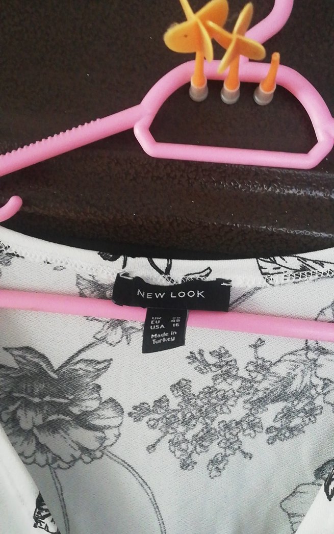 Bohem Stil V Yaka Desenli Kadın Bluz - Görsel 4