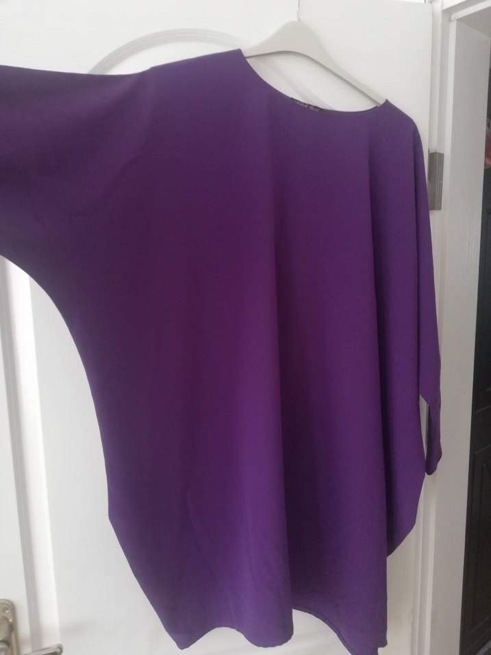 Mor Salaş Kadın Tunik - Görsel 4