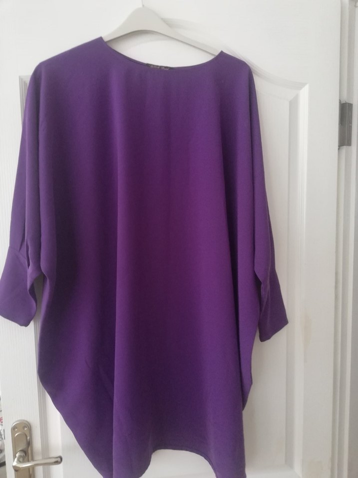Mor Salaş Kadın Tunik - Görsel 2