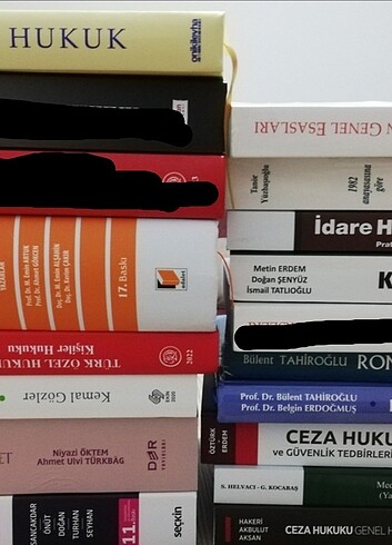  Hukuk fakültesi ders kitapları 